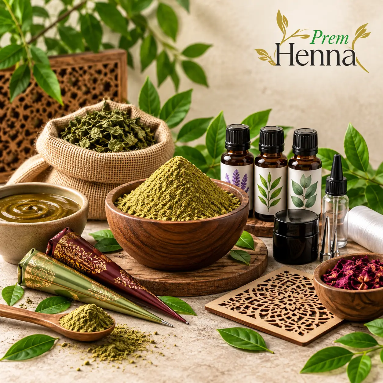 professional henna accessories by Prem Henna Traders