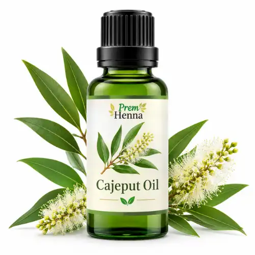 Prem Henna Cajeput Essential Oil for Aromatherapy and DIY Use