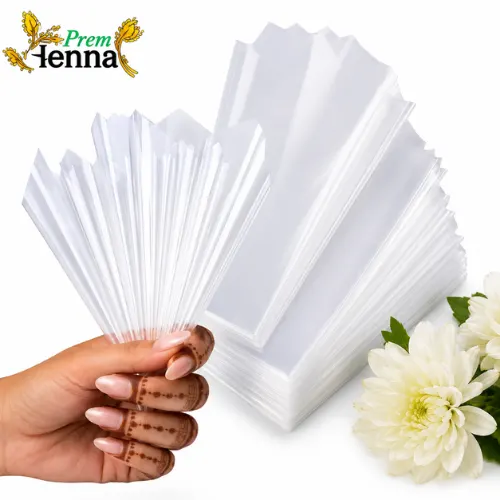 Prem Henna Transparent Henna Cone Cover for Packing &amp; Storage