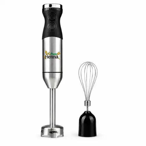 Prem Henna Multi-Utility Hand Blender 600W with 9-Speed Control &amp; Turbo Mode